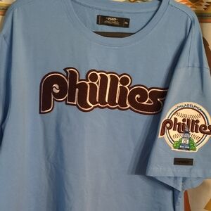 Pro Standard Light Blue Phillies Short Sleeve Tee